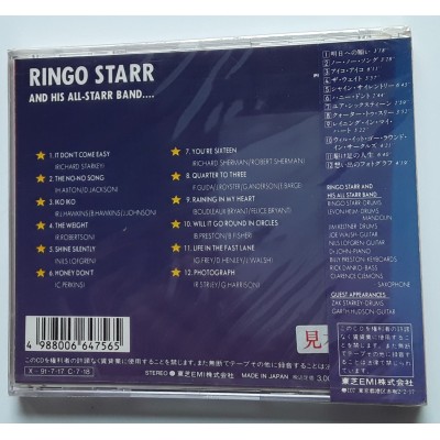 Star, Ringo - Beatles - CD - JAP - Ringo Starr and His All-Star Band - PROMO SEALED