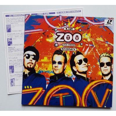 U2 - 2 Laserdisc - JAP - Zoo TV - Live From Sydney