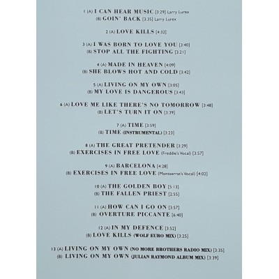 Freddie Mercury - Queen - 13 + 7" EU - BOX - Messenger Of The Gods