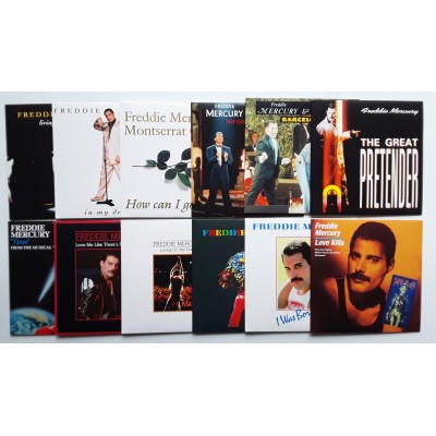 Freddie Mercury - Queen - 13 + 7" EU - BOX - Messenger Of The Gods