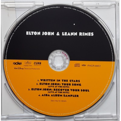 John, Elton - CD - JAP - Written In The Stars - PROMO