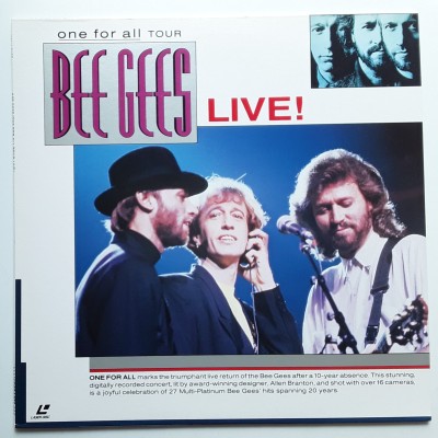 Bee Gees - Laserdisc - JAP - On For All Tour 89` Live!