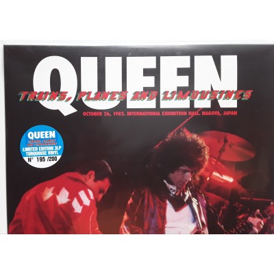 QUEEN - 3 LP - Trains, Planes And Limousines - TURQUOISE VINYL
