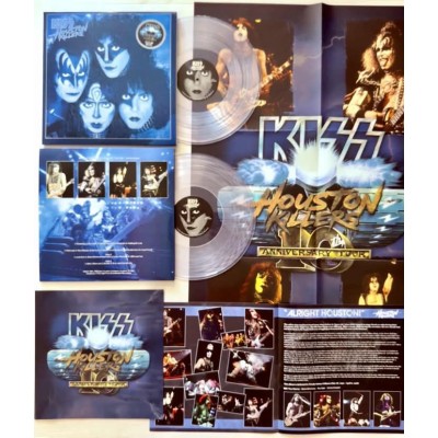 Kiss - 2 LP - Houston Killers - Clear Vinyl