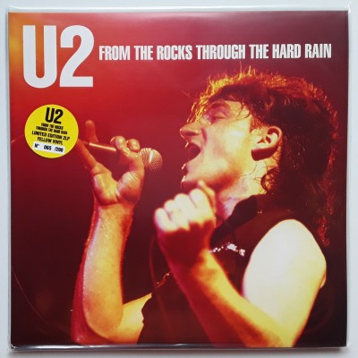 U2 - 2 LP - From The Rocks Through The Hard Rain - YELLOW...