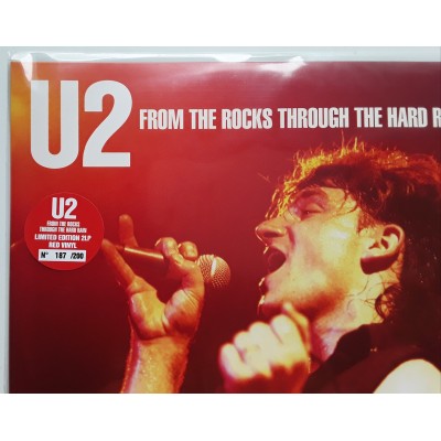 U2 - 2 LP - From The Rocks Through The Hard Rain - RED VINYL
