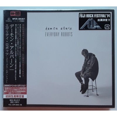 Damon, Albarn - CD + DVD - JAP - Everyday Robots - PROMO - SEALED