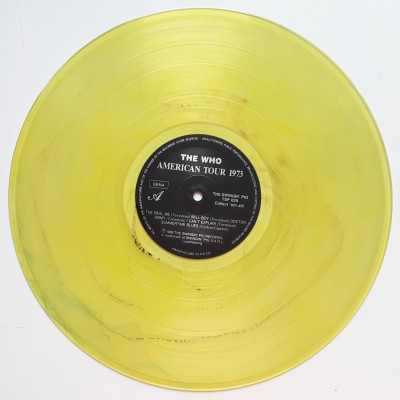 Who, The - LP - American Tour 1973 - Yellow Vinyl