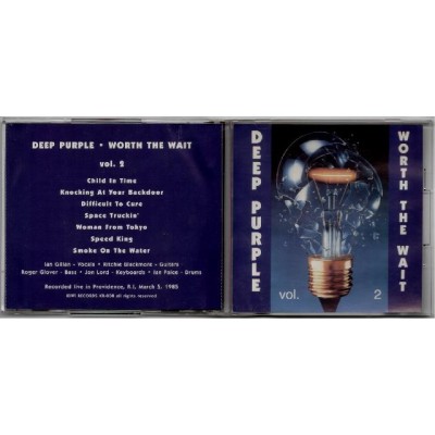 Deep Purple - 2 CD - Worth The Wait Vol. 1 + 2