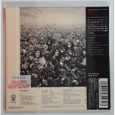 Brand X - Genesis - CD - JAP - Masques - PROMO - SEALED