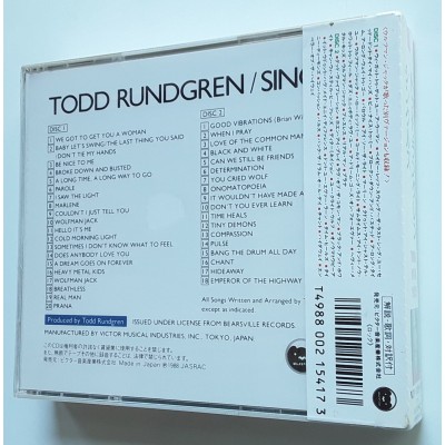 Todd Rundgren - 2 CD - JAP -Singles - SEALED