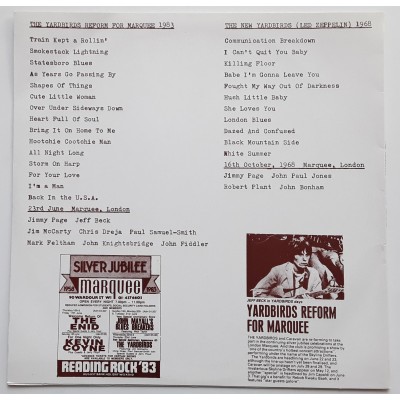 Led Zeppelin - 3 LP - The Yardbirds Reform For Marquee