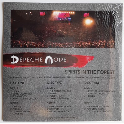 Depeche Mode - 2 LP - Spirits In The Forest - Red Vinyl - SEALED