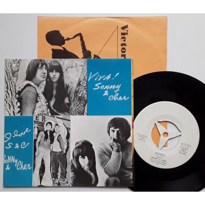 Cher - Sonny & Cher - 7" - JAP - Little Man - WHITE LABEL PROMO