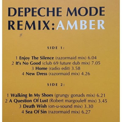 Depeche Mode - LP - Remix: Amber