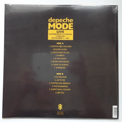 Depeche Mode - LP - Live At The Hammersmith Odeon - SEALED