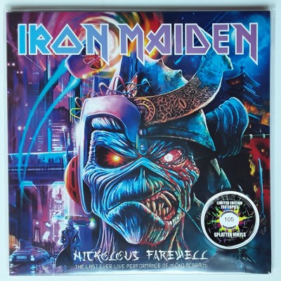 IRON MAIDEN - 3 LP - Nickolous Farewell - Splatter Vinyl