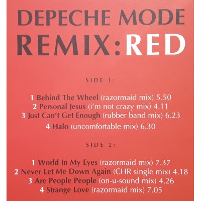 Depeche Mode - LP - Remix: Red - Red Vinyl
