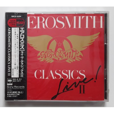 Aerosmith - CD - JAP - Classics Live II - PROMO - SEALED