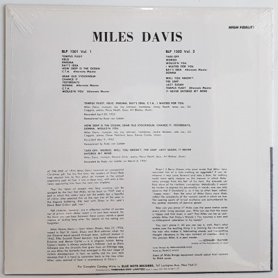 Davis, Miles - LP - JAP - Vol. 2 - BLUE NOTE - SEALED - PROMO