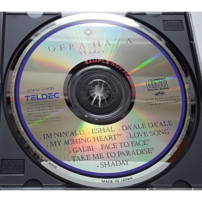 Haza, Ofra - CD - JAP - Shaday - PROMO