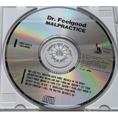 Dr. Feelgood - CD - JAP - Malpractice - PROMO