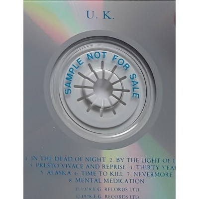 U.K. - CD - JAP - U.K. - PROMO