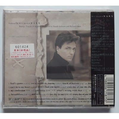 Marx, Richard - CD - JAP - Flesch and Bone - PROMO - SEALED