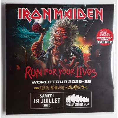 IRON MAIDEN - 3 LP - Run For Your Lives - Red Vinyl - SEALED