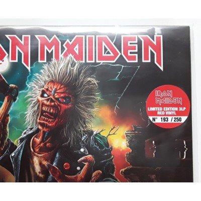 IRON MAIDEN - 3 LP - Run For Your Lives - Red Vinyl - SEALED