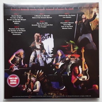 IRON MAIDEN - 3 LP - Run For Your Lives - Crystal Vinyl - SEALED