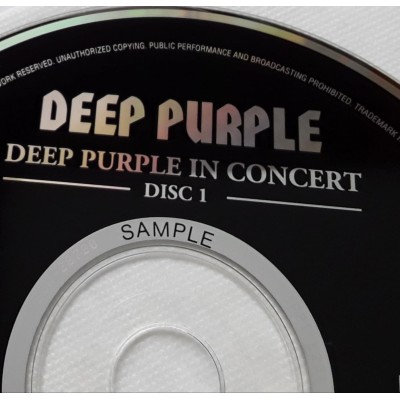 Deep Purple - 2 CD - JAP - Deep Purple In Concert - PROMO