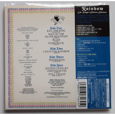 Rainbow - 2 CD - JAP - On Stage