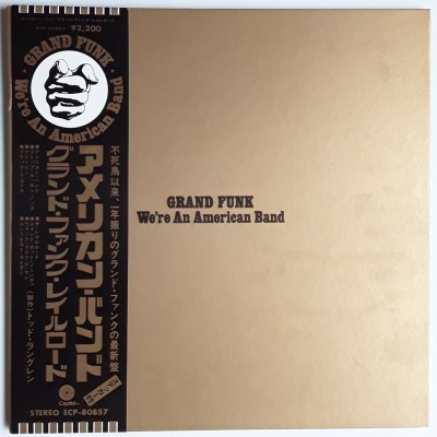 Grand Funk - LP - JAP -  We're An American Band