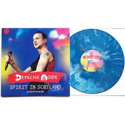 Depeche Mode - LP - Spirit In Scotland + Poster - Blue Vinyl