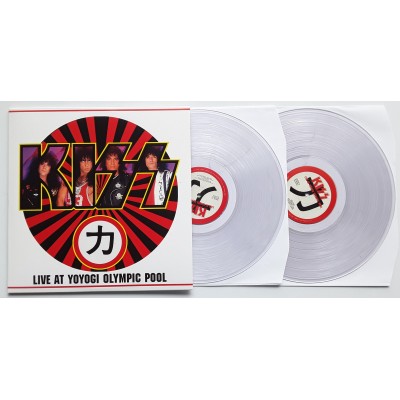 KISS - 2 LP - Live At Yoyogi Olympic Pool - Clear VINYL