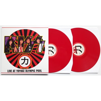 KISS - 2 LP - Live At Yoyogi Olympic Pool - Red VINYL