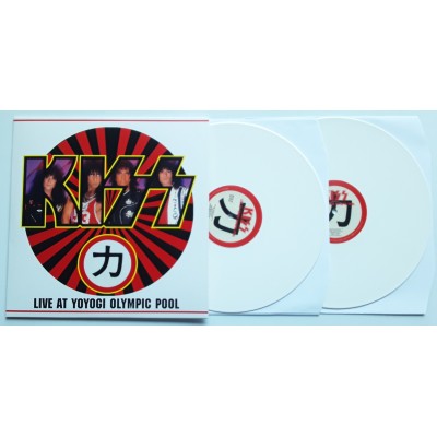 KISS - 2 LP - Live At Yoyogi Olympic Pool - White VINYL