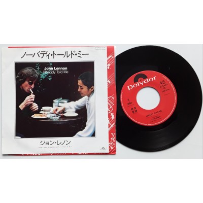Lennon, John - Beatles - 7" - JAP - Nobody Told Me