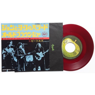 Beatles - 7" JAP - The Ballads Of John And Yoko - RED VINYL