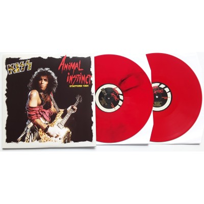 KISS - 2 LP - Animal Instinct - Red Vinyl + Poster