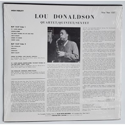 Donaldson, Lou - LP - JAP - Quartet / Quintet / Sextet - PROMO - SEALED