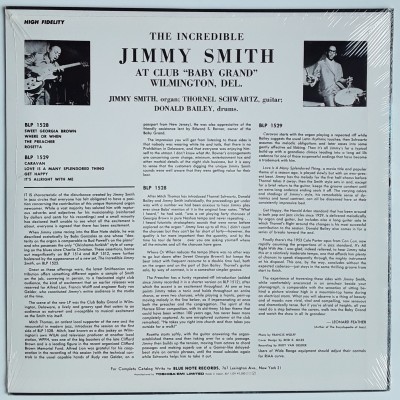 Smith, Jimmy - LP - JAP - The Incredible Jimmy Smith at Club ' Baby Grand Vol.2 - PROMO - SEALED