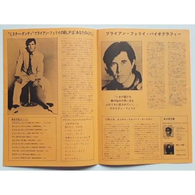 Ferry, Bryan - Roxy Music - LP - JAP - In Your Mind - WHITE LABEL PROMO + SHEET