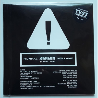 Iron Maiden - 2 LP - A Real Live Arnhem 1993 - Testpress + Poster