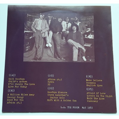 Toto - 3 LP - L.A. The Forum '82