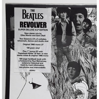 Beatles - 4 LP + Bonus 7" - Worldwide-BOX - Revolver - SEALED