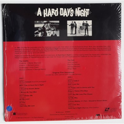 Beatles - Laserdisc - U.S.A.- A Hard Day's Night