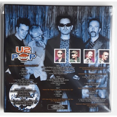 U2 - U 2 - 5 LP - BOX - Popmartians - Blue Vinyl - Sealed