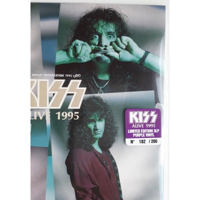 KISS - 3 LP - Alive 1995 - Purple Vinyl - Sealed